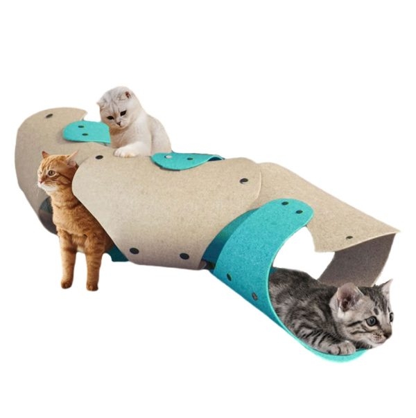 wowmax adjustable cat tunnel toys cat cave 1586