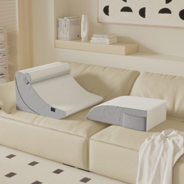 WOWMAX Bed Wedge Pillow Set for Surgery Recovery, Neck and Back Support - Image 7