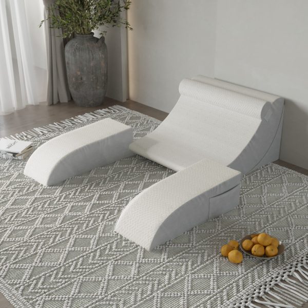 WOWMAX Bed Wedge Pillow Set for Surgery Recovery, Neck and Back Support - Image 8