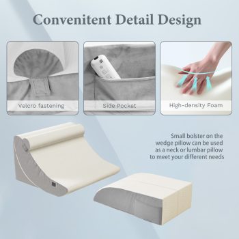 wowmax adjustable wedge pillow cushion 1782