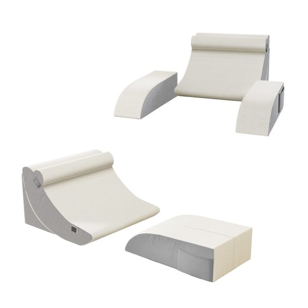 WOWMAX Bed Wedge Pillow Set for Surgery Recovery, Neck and Back Support - Image 15