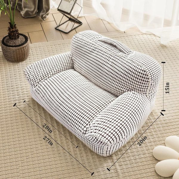 WOWMAX Modern Fluffy Cat & Small Dog Bed with Washable Cover - Image 12