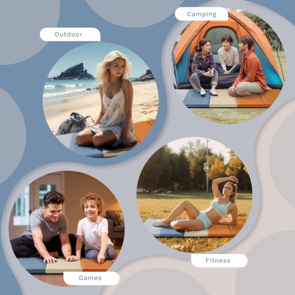 WOWMAX Foldable Gymnastics Mat: Versatile & Portable Exercise Accessory - Image 7