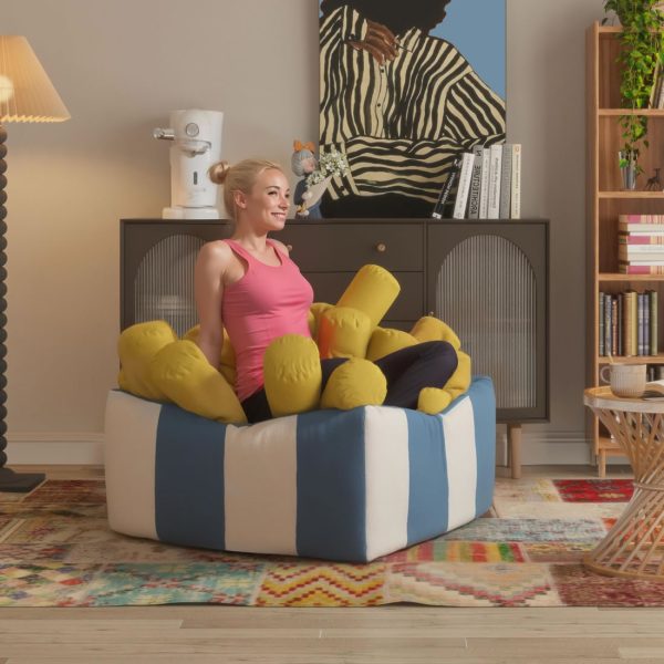 WOWMAX French Fries Bean Bag Chairs Comfy Lounger - Image 7