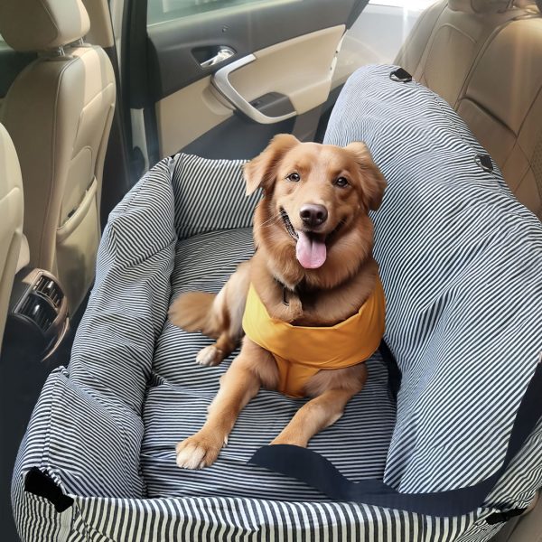 WOWMAX Pet Travel Booster Seat for Dogs with Waterproof Pad - Image 2