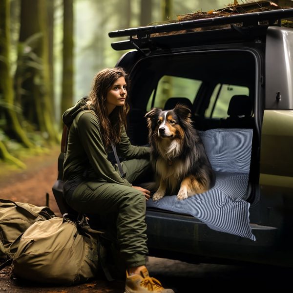 WOWMAX Pet Travel Booster Seat for Dogs with Waterproof Pad - Image 6