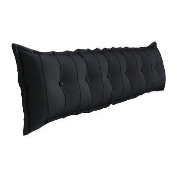 wowmax large flat body pillow black 1715