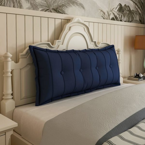 wowmax large flat body pillow blue 1682