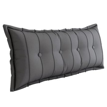 wowmax large flat body pillow gray 1663