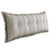 wowmax large flat body pillow white 1717
