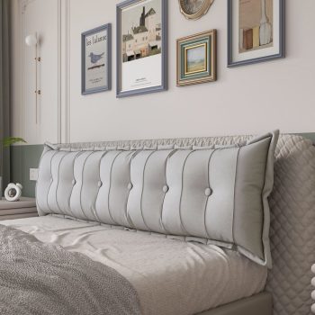 wowmax large flat body pillow white 1729