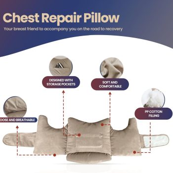wowmax thoracic surgery recovery pillow 1746