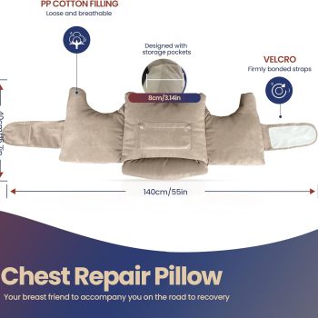 wowmax thoracic surgery recovery pillow 1747