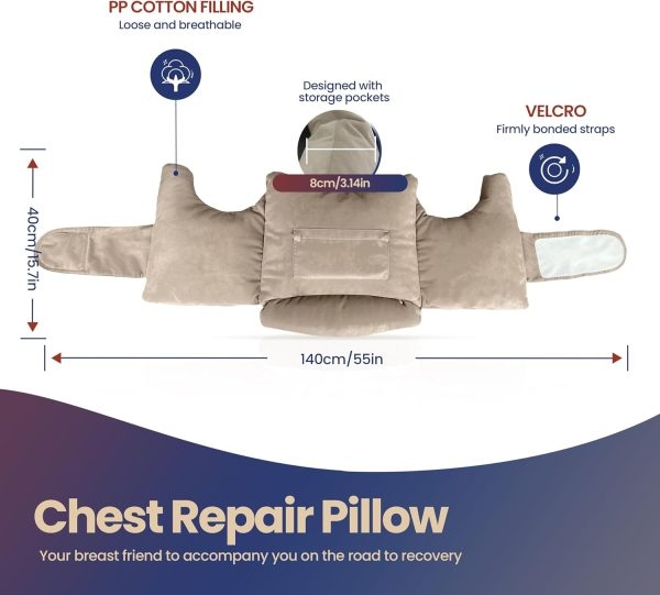 wowmax thoracic surgery recovery pillow 1747