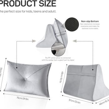 wowmax wedge backrest for reading 1737
